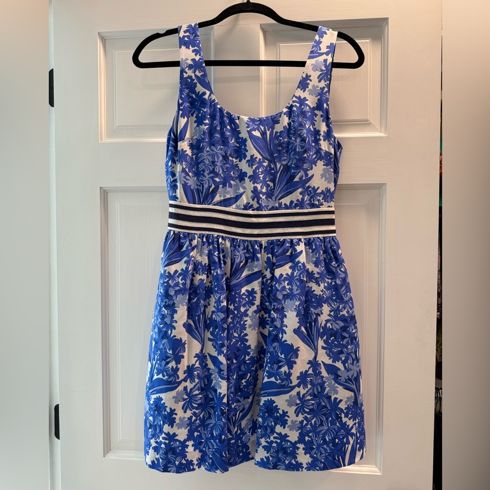 JUICY COUTURE Hyacinth Silk floral full Dress